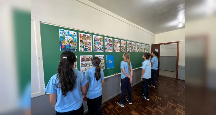 A turma produziu uma nova HQ com os personagens da história trabalhada, se empenharam em ações tarefas de casa, como fotografar alimentos e entrevistar os familiares, e ainda fizeram uma saída a campo muito especial.