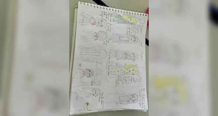 A classe realizou uma série de estudos e ações, entre elas a confecção de cartazes e a preparação de biscoitos.