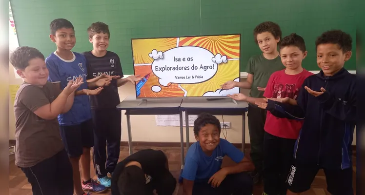 A videoaula do Vamos Ler sobre o tema também auxiliou os alunos na proposta.