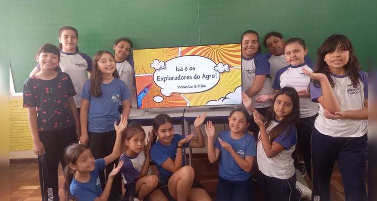 A videoaula do Vamos Ler sobre o tema também auxiliou os alunos na proposta.