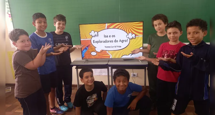 A videoaula do Vamos Ler sobre o tema também auxiliou os alunos na proposta.