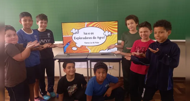 A videoaula do Vamos Ler sobre o tema também auxiliou os alunos na proposta.