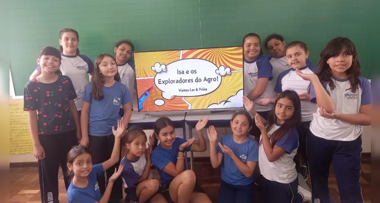 A videoaula do Vamos Ler sobre o tema também auxiliou os alunos na proposta.