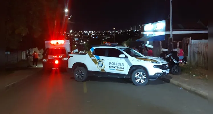 Veja fotos do local em que homem foi morto durante tiroteio em Ponta Grossa