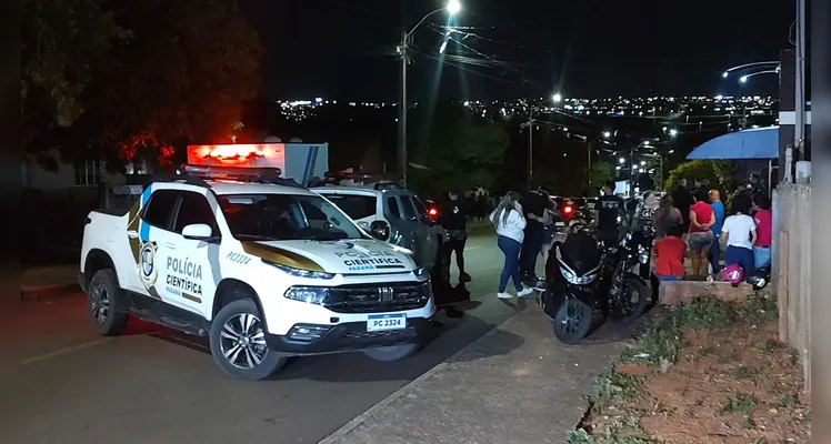 Veja fotos do local em que homem foi morto durante tiroteio em Ponta Grossa