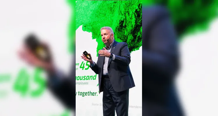 Márcio Zwierewicz na sua participação na Woccu