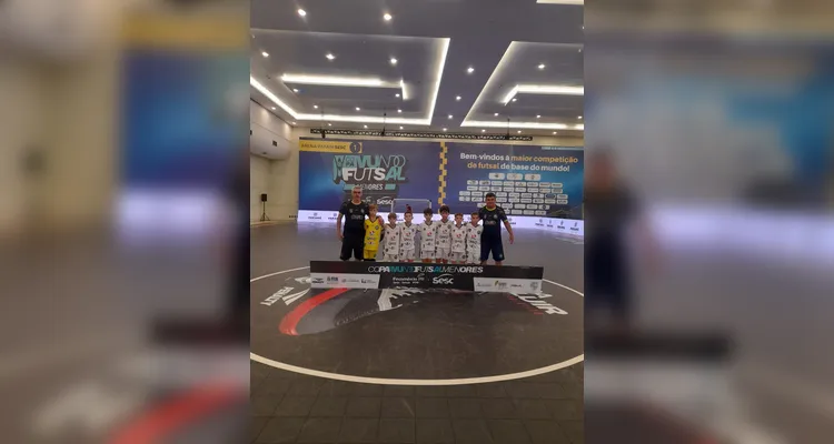 Time de Ponta Grossa decide Copa Mundo de Futsal Sub-7 contra o São Paulo