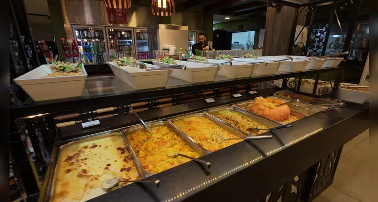 Espaço conta com diversas opções de pratos típicos italianos