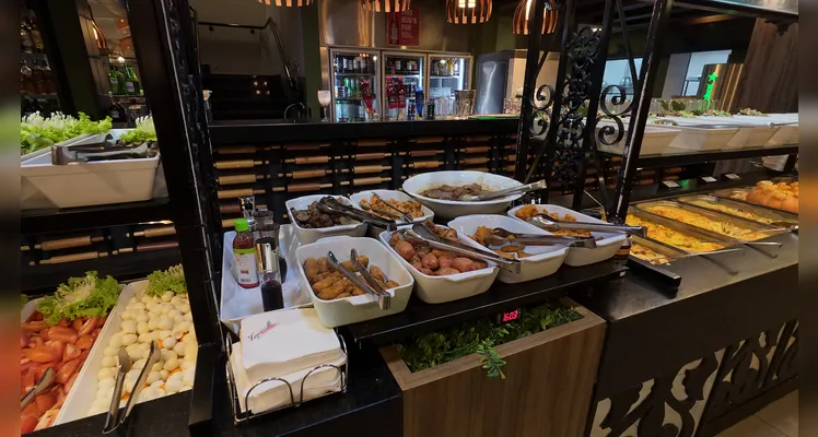 Espaço conta com diversas opções de pratos típicos italianos