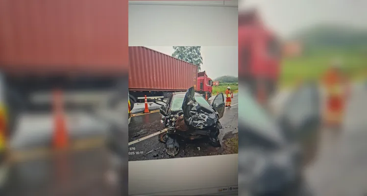 Acidente em Ortigueira deixa feridos e uma vítima falece em hospital em Telêmaco Borba