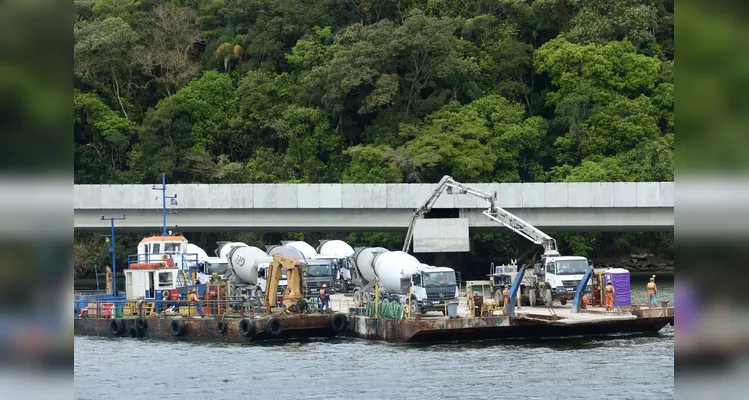 Ponte de Guaratuba chega a 80% de execução e obras seguem em ritmo acelerado
