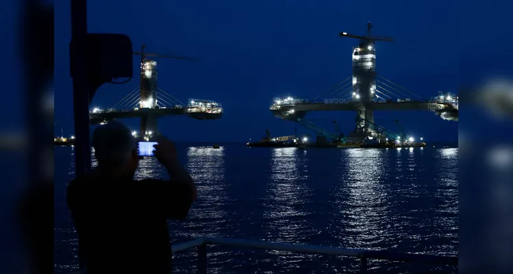 Ponte de Guaratuba chega a 80% de execução e obras seguem em ritmo acelerado