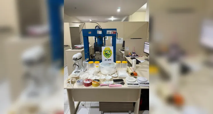 Laboratório de cocaína é descoberto pela PM em Telêmaco Borba