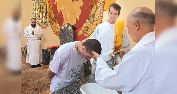 Polícia Penal promove reintegração social por meio de sacramentos religiosos em PG