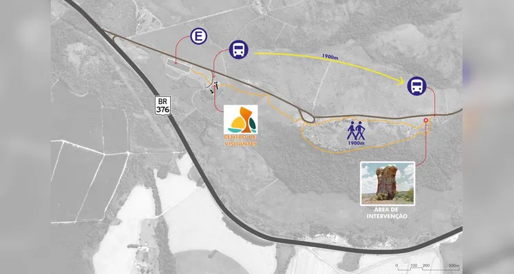 Parque Estadual de Vila Velha receberá obras de arte ao ar livre