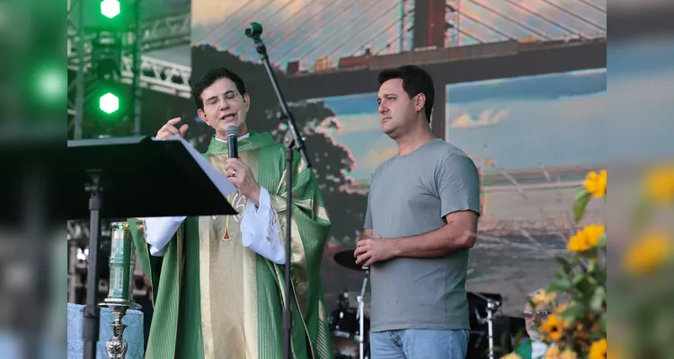 O governador Carlos Massa Ratinho Junior esteve presente no grande encontro.