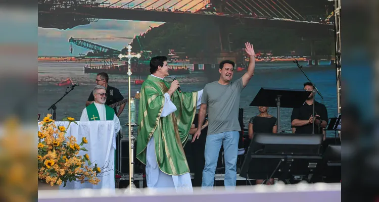 O governador Carlos Massa Ratinho Junior esteve presente no grande encontro.