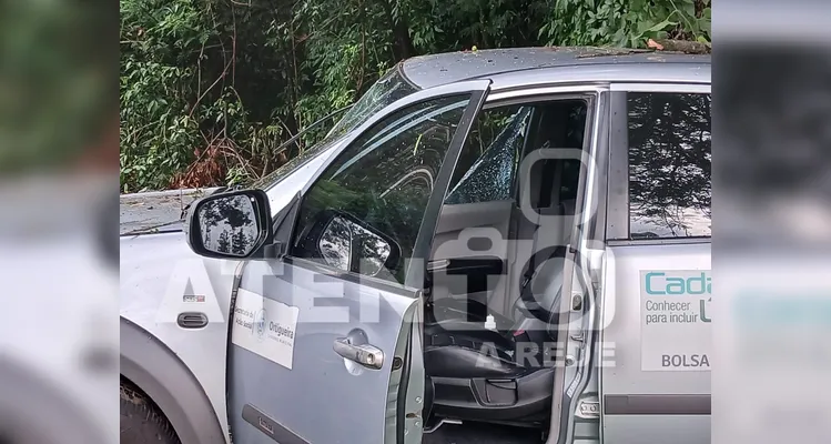 Veículo da Secretaria de Ação Social se envolve em acidente em Ortigueira