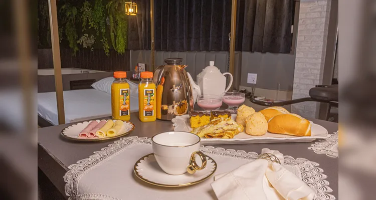 Motel conta com diversas opções gastronômicas da mais alta qualidade