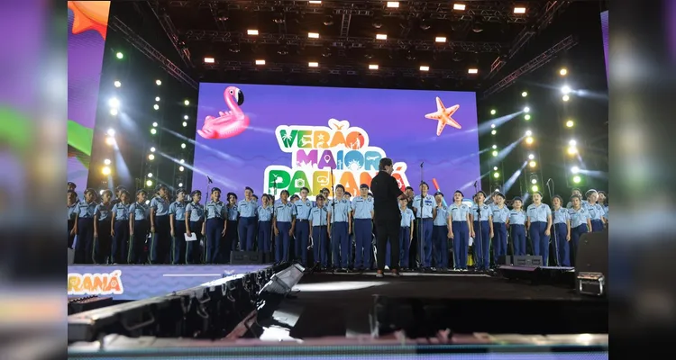 Registros da apresentação