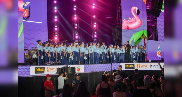 Registros da apresentação