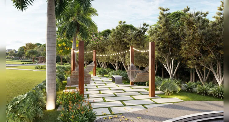 Outro ponto de lazer será o 'redário'