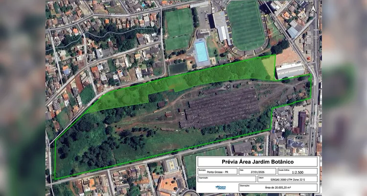 Exclusivo: Jardim Botânico de Ponta Grossa prevê várias atrações em 21 mil m²; veja fotos