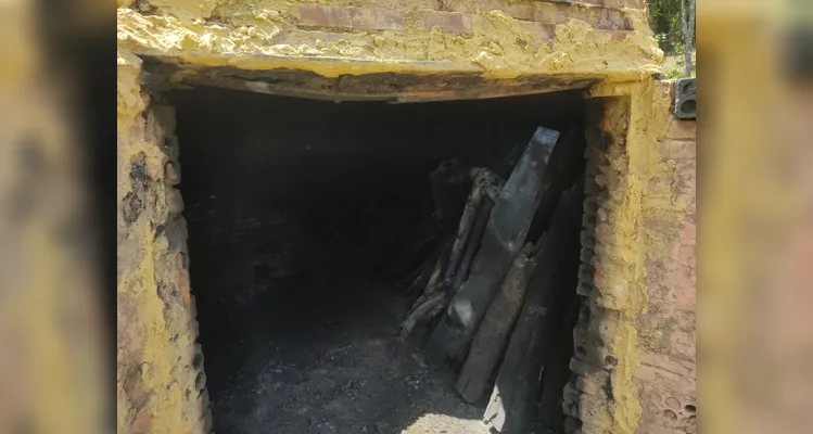 Forno de carvão construído em área de proteção ambiental