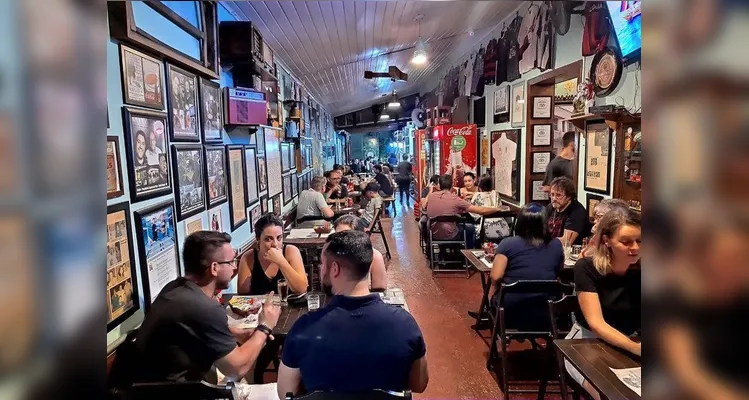 O ambiente é um dos principais diferenciais do boteco