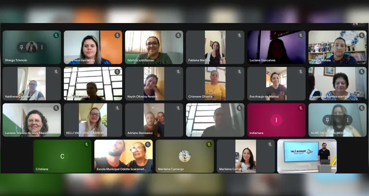 Confira a série de registros realizados pelos educadores ao longo da formação.