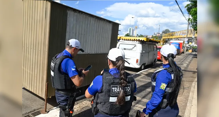 A ação foi realizada pelo Setor de Cadastro Ambulante da Superintendência de Urbanismo.