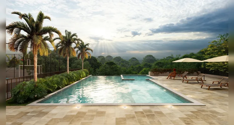 O Arbo Condomínio contará ainda com coworking, academia, piscina e áreas para caminhada