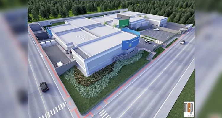 Projeto do novo Hospital de Imbituva.