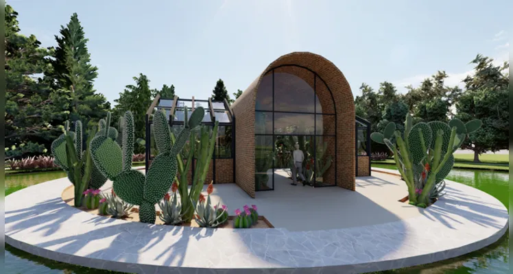 Jardim Botânico projeta estufas e 'Playground' para crianças em Ponta Grossa