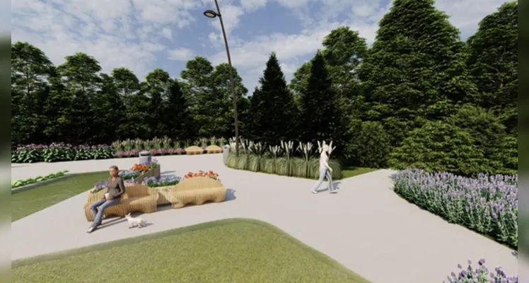 Novo Jardim Botânico de Ponta Grossa trará um jardim sensorial e um 'Orquidário'