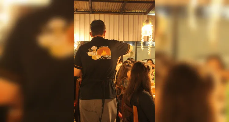 Espaço conta com rodízio de pizzas