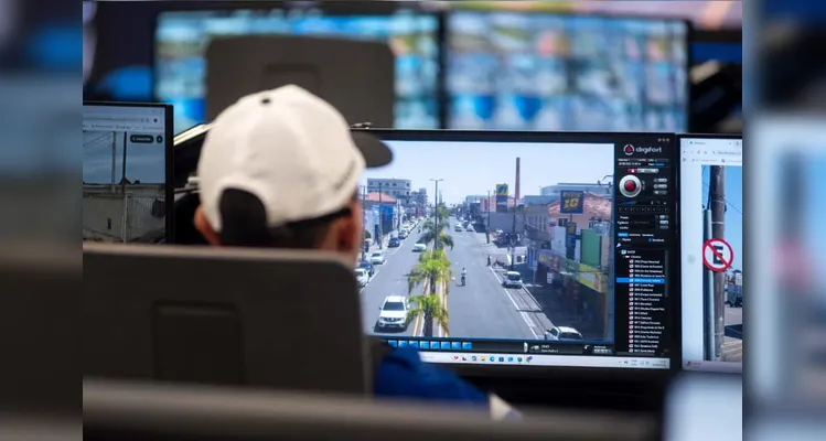 Ponta Grossa receberá 98 câmeras de segurança com Inteligência Artificial