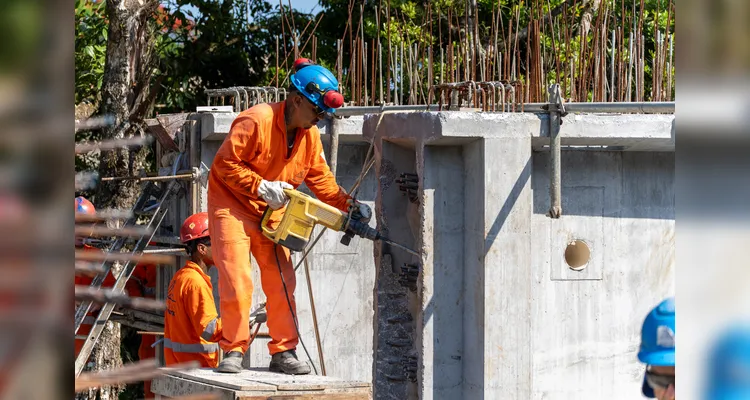 Ponte de Guaratuba chega a 88% de execução com a instalação das estacas