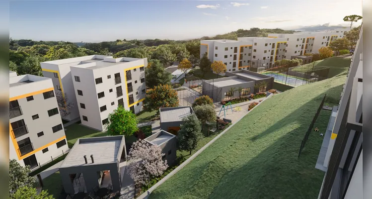 Projeto tem academia, quadra esportiva, quadra de beach sports, churrasqueiras, salão de festas com área externa, playgrounds, sala de jogos, horta e pomar