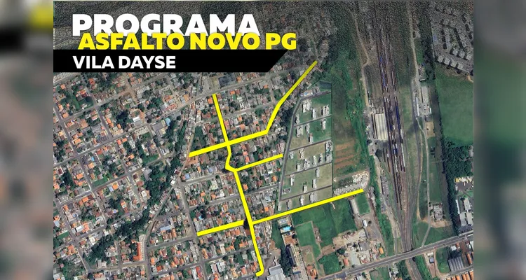 Com aportes que chegam a mais de R$ 100 mi, 24 vilas de PG terão asfalto novo