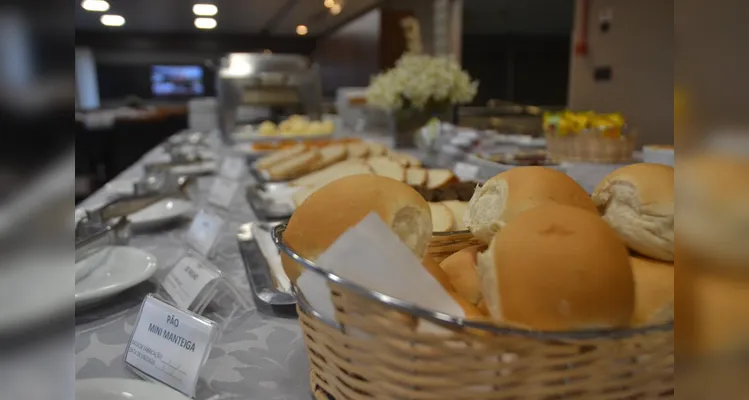 Hotel disponibiliza grande variedade de produtos da mais alta qualidade no café da manhã