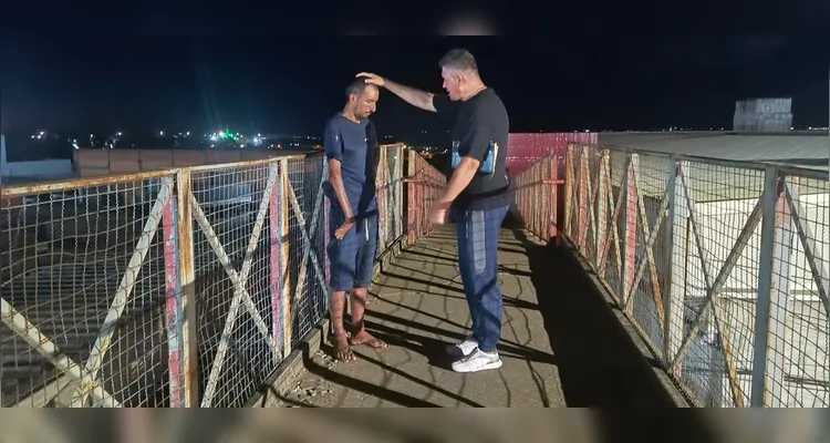 Ação religiosa promove conscientização no trânsito na Souza Naves