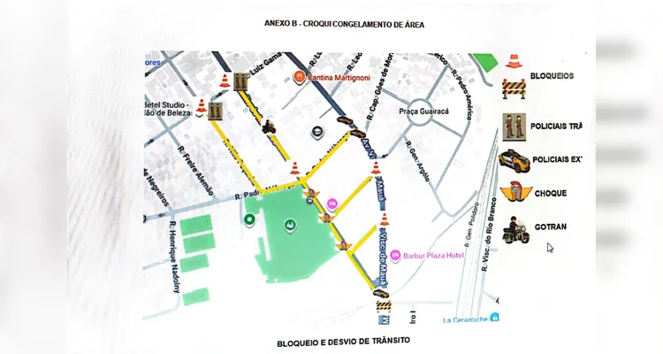 Jogo do Operário provoca alterações no trânsito em Ponta Grossa neste sábado