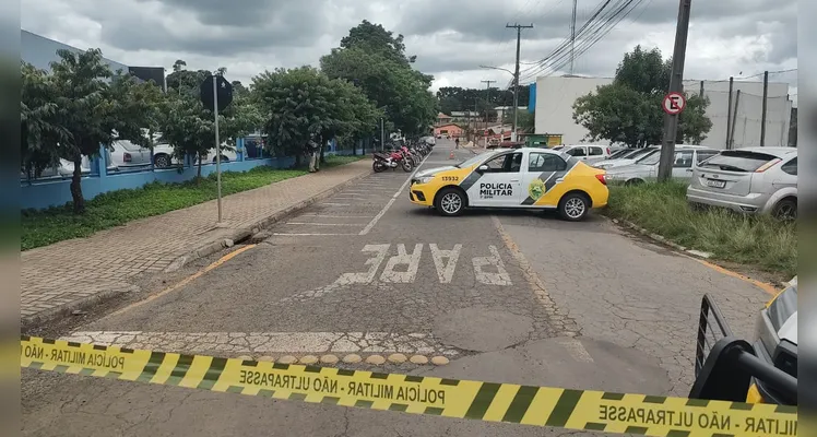 'Bomba' dentro de caminhão em Ponta Grossa é falsa; 'artefato decorativo'