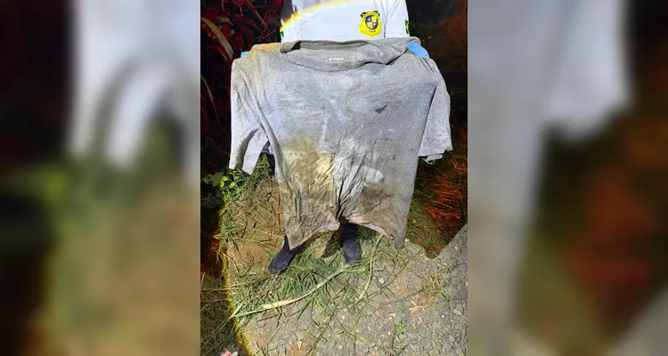 Polícia divulgou imagens do local do crime