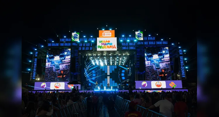 Shows levam 32 mil pessoas ao Verão Maior em Pontal do Paraná; confira os registros