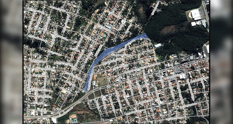 Mapeamento da Defesa Civil mostra áreas de risco.