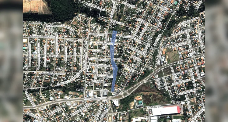 Mapeamento da Defesa Civil mostra áreas de risco.