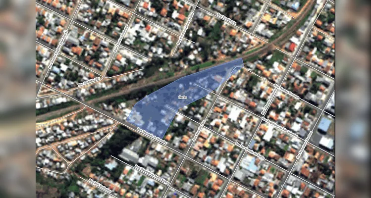 Mapeamento da Defesa Civil mostra áreas de risco.