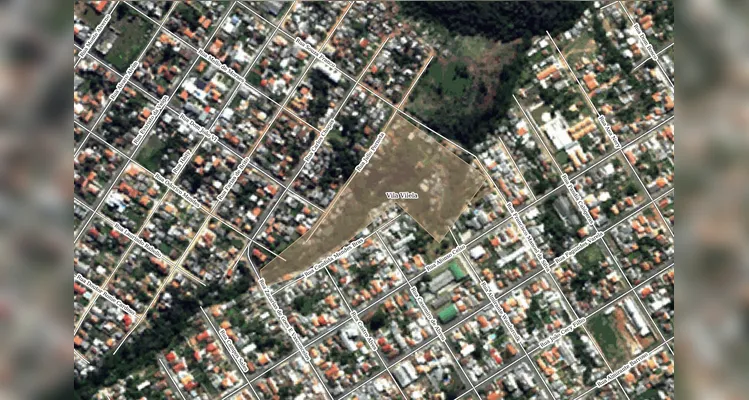 Mapeamento da Defesa Civil mostra áreas de risco.